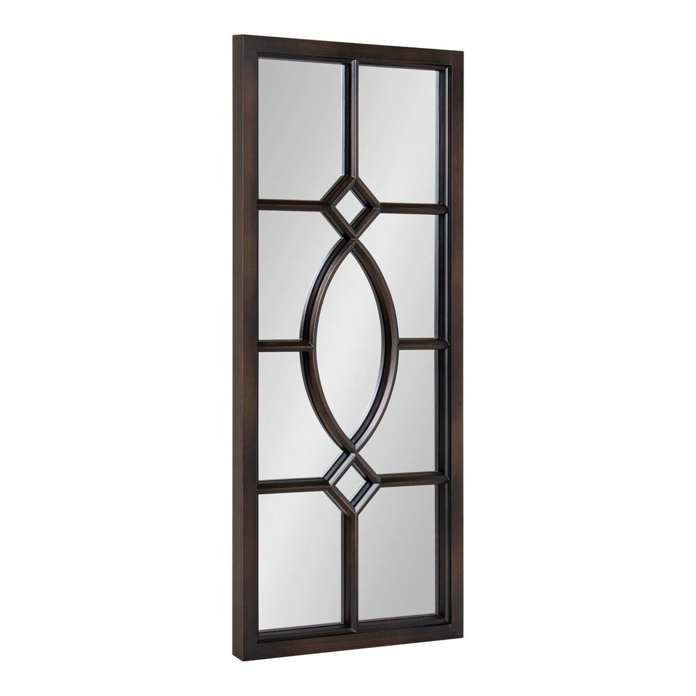 Kate and Laurel Cassat Window Wall Accent Mirror - 13x30