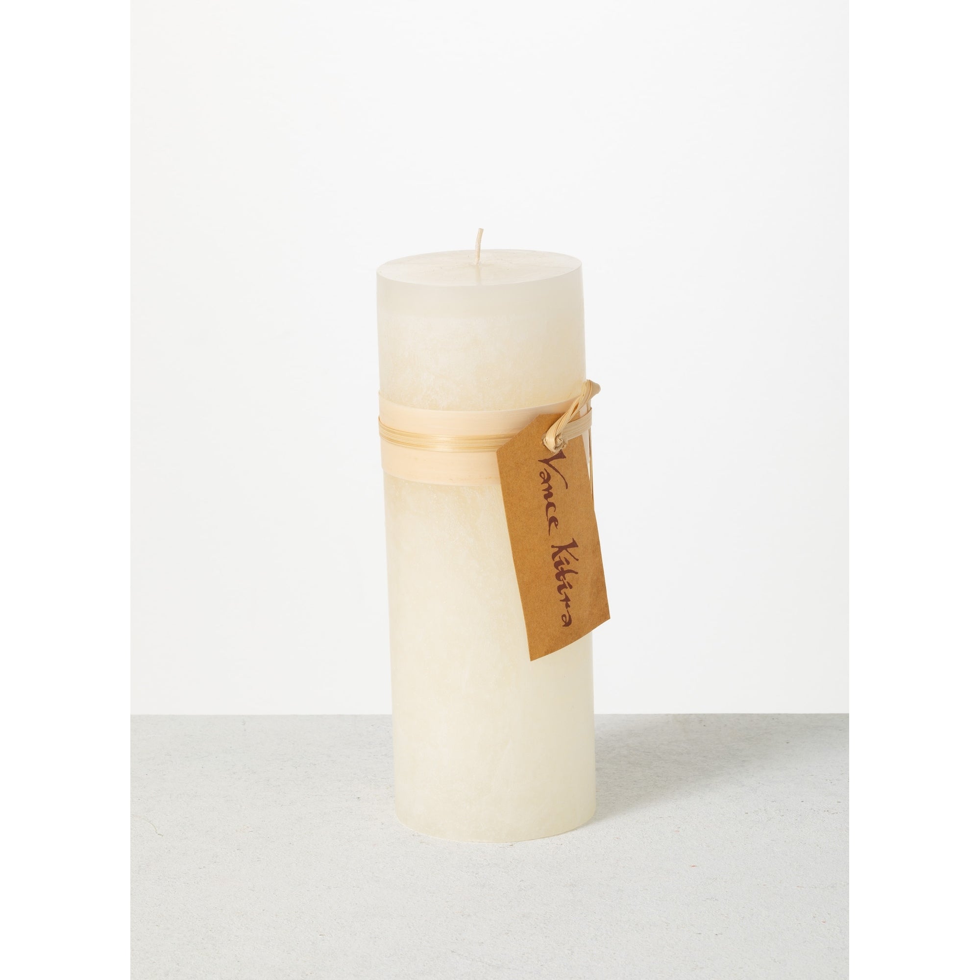 9 Vance Kitira Timber Pillar Candle