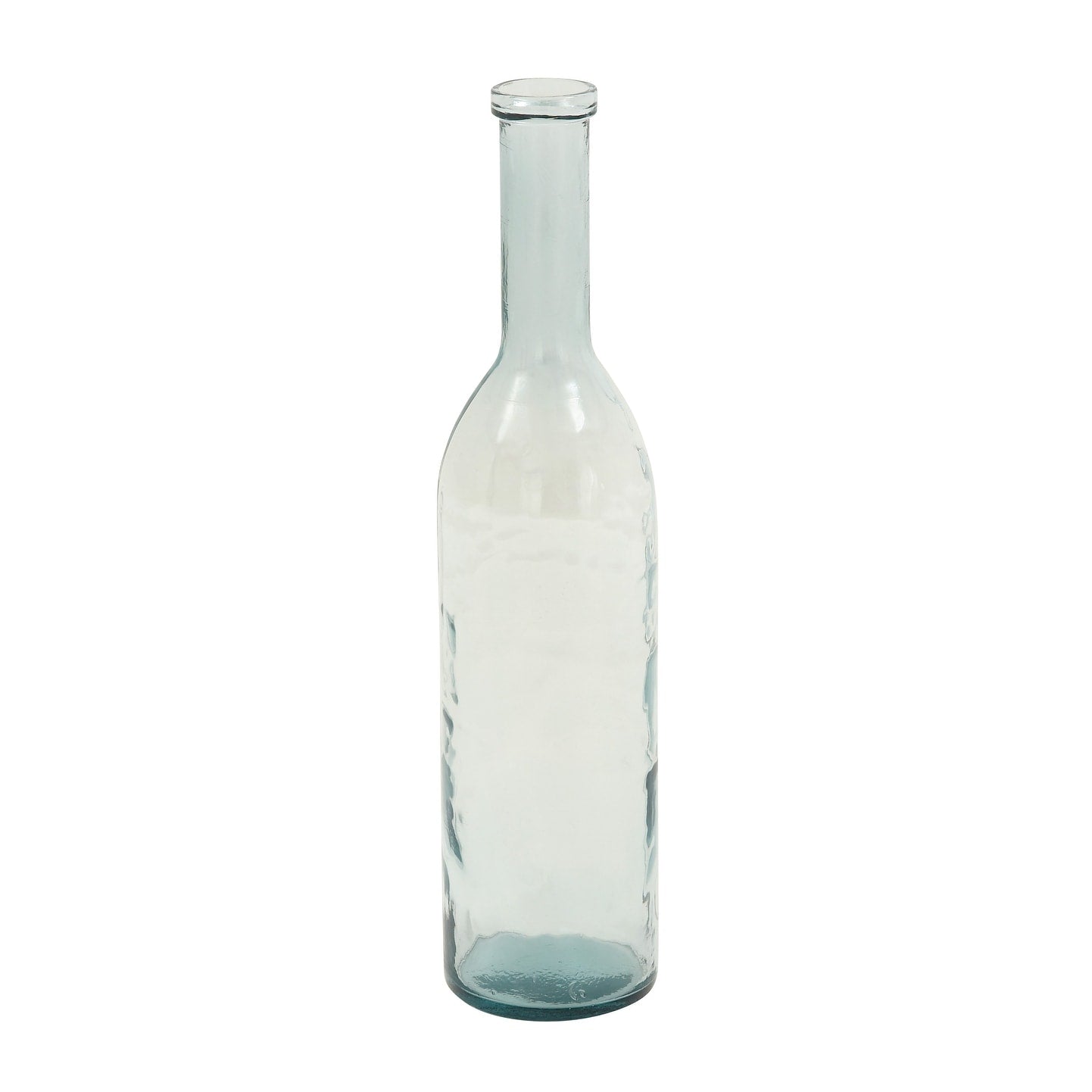 Recycled Glass Bottle Vase Collection Made in Spain - Multiple Sizes - Clear, Blue, Teal, Green