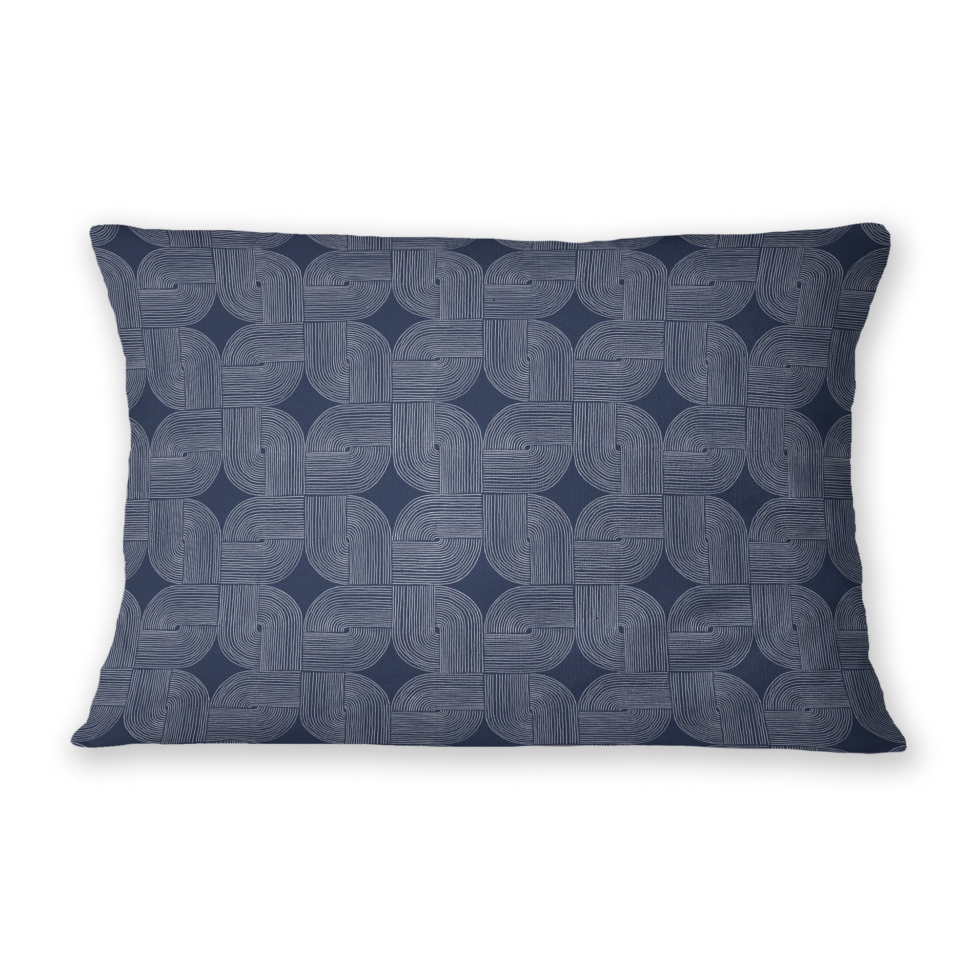 WILLIS NAVY Lumbar Pillow By Kavka Designs