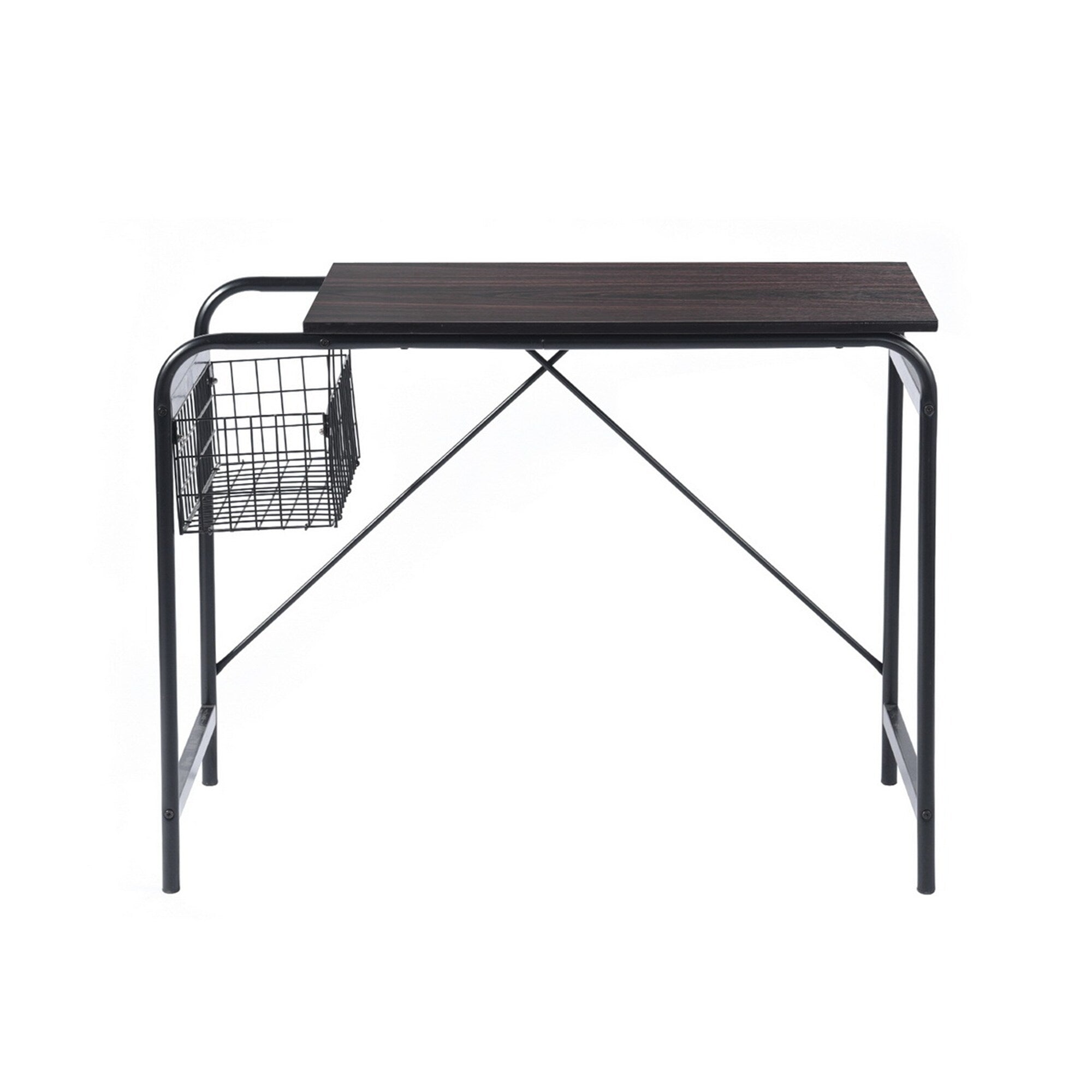 31.5 Computer Desk/ Home Office Desk with Wire Storage Basket