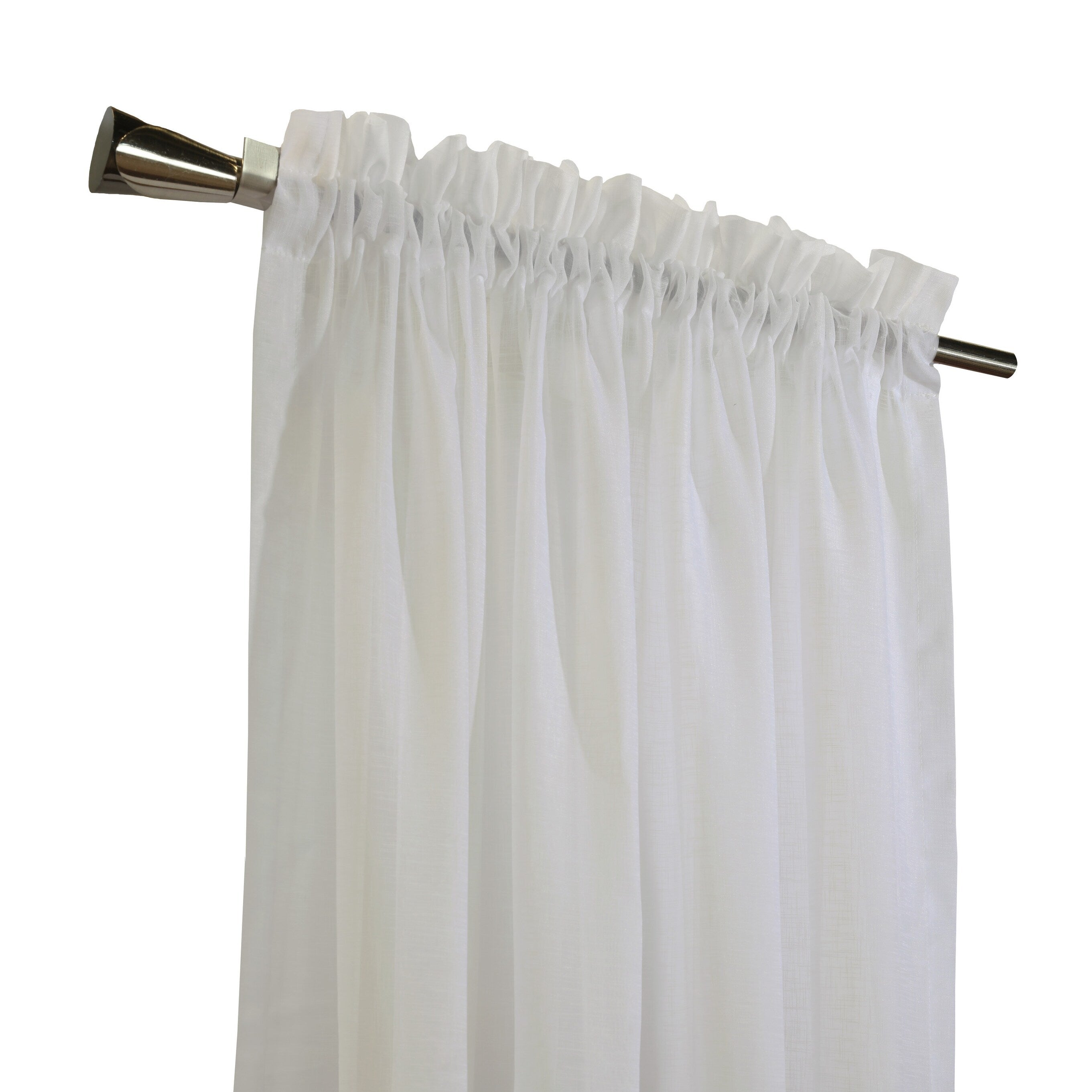 Cote d'Azure Rod Pocket Linen-Like Curtain Panel by Habitat