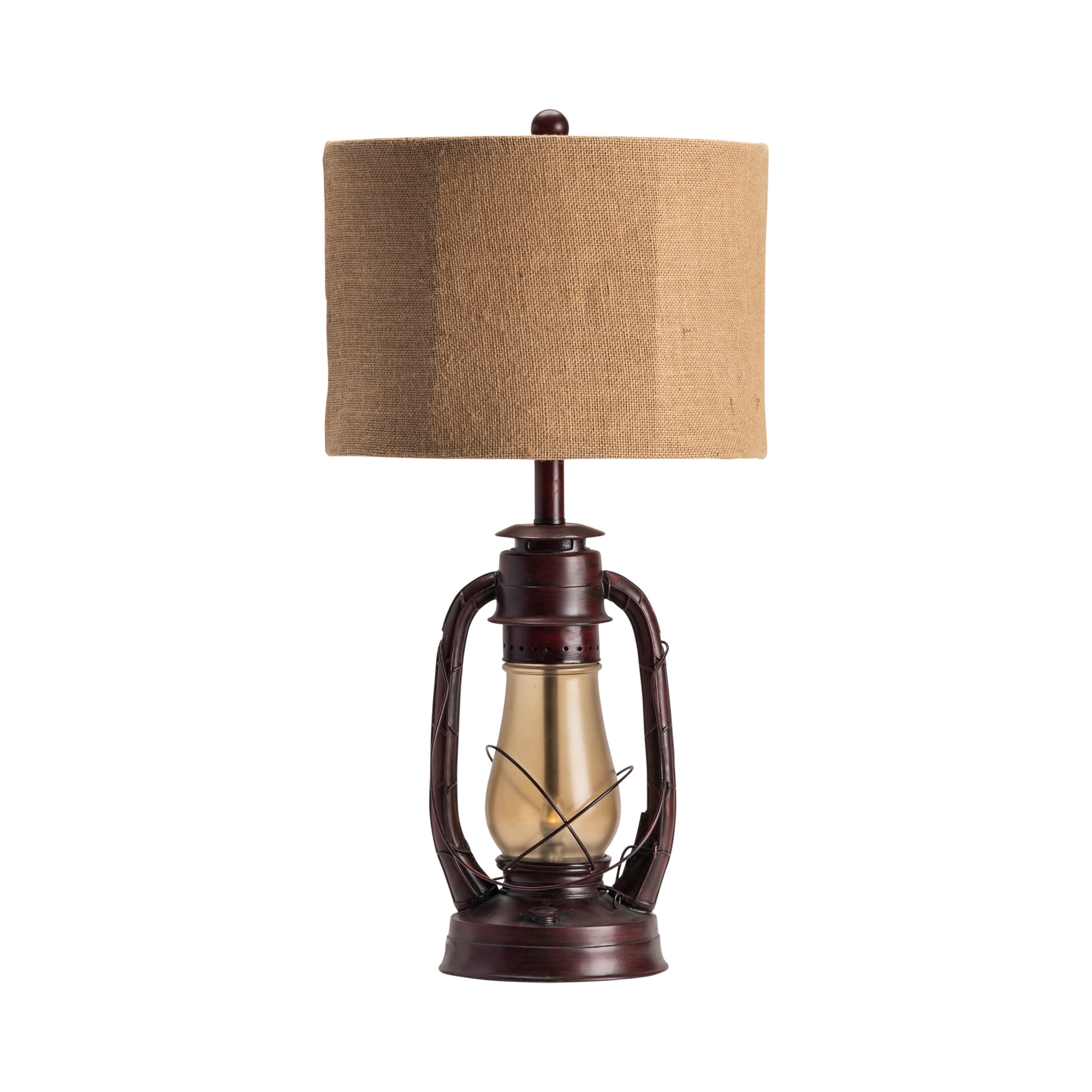 Lauren Rustic Red 28-inch Table Lamp - 14x14x28