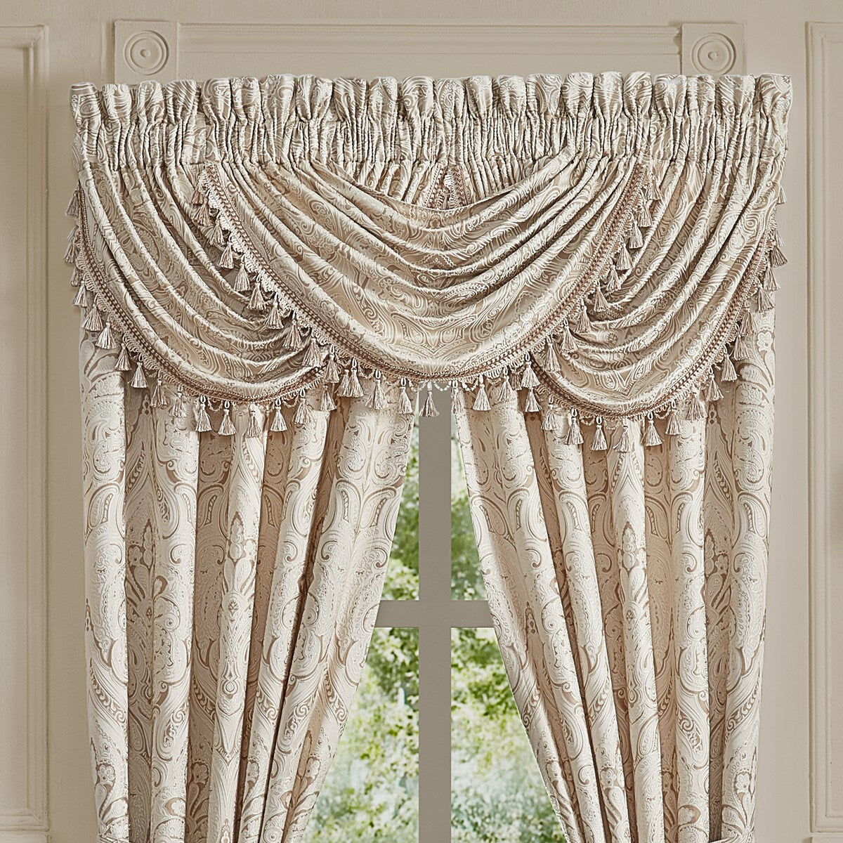 J. Queen New York Trinity Window Waterfall Valance