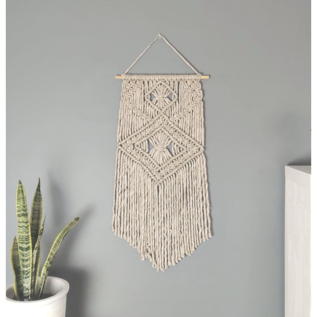 Loominaire Rustic Macrame Wallhanging Krabi Hand Woven