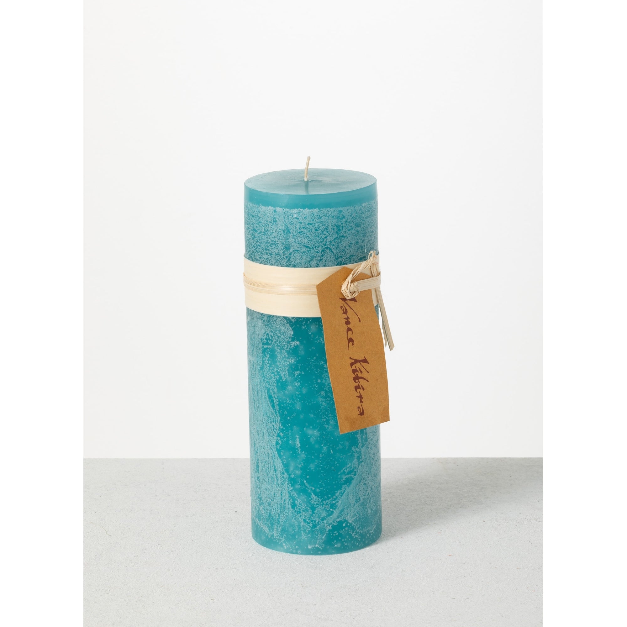 9 Vance Kitira Timber Pillar Candle