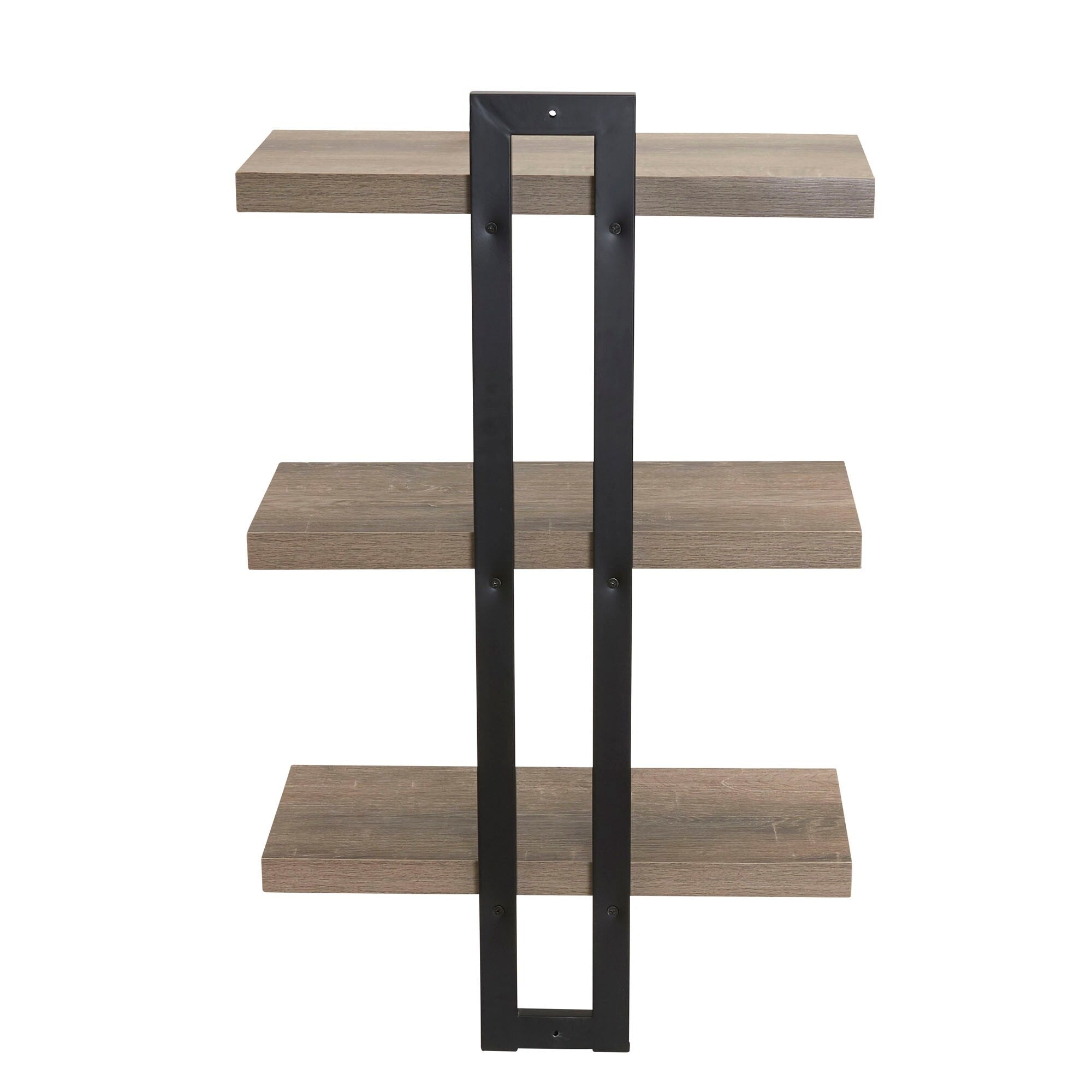 Household Essentials 3 Tier Wall Shelf with Single-Hole Mount