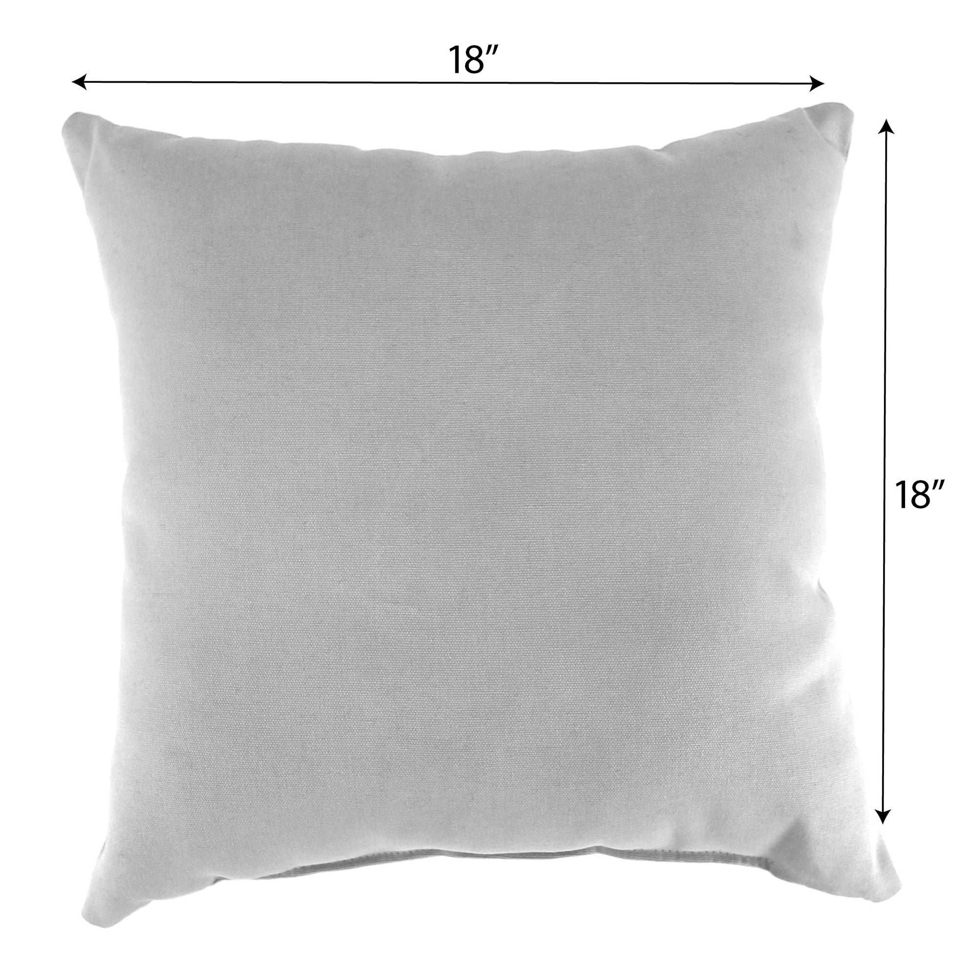 18 x 18 Hatched Solid Indoor Throw Pillow with Welt