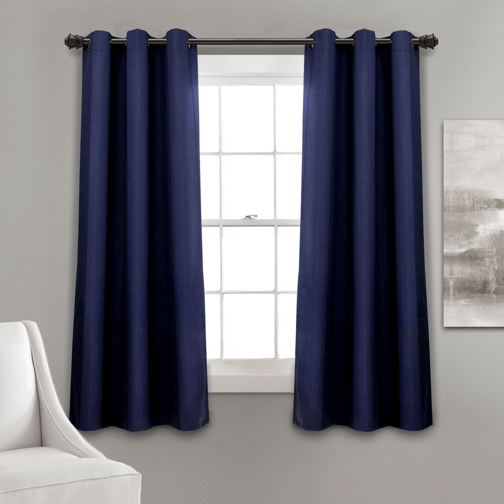 Lush Decor Absolute Blackout Window Curtain Panel Pair