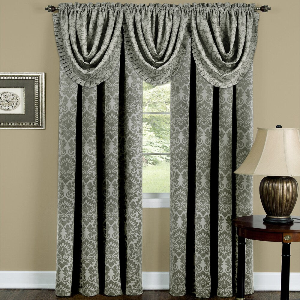 Achim Sutton Window Curtain Waterfall Valance - 48x36