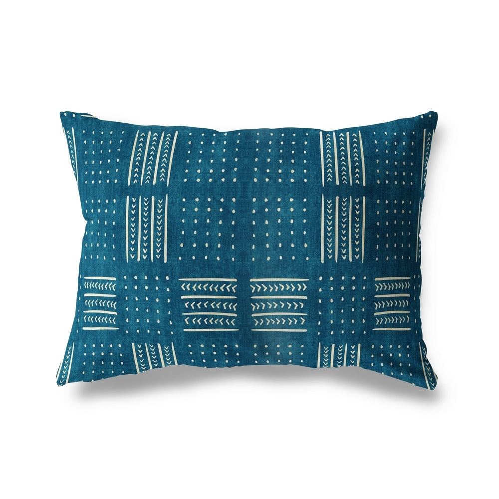 Mud Cloth Lumbar Pillow By Kavka Designs