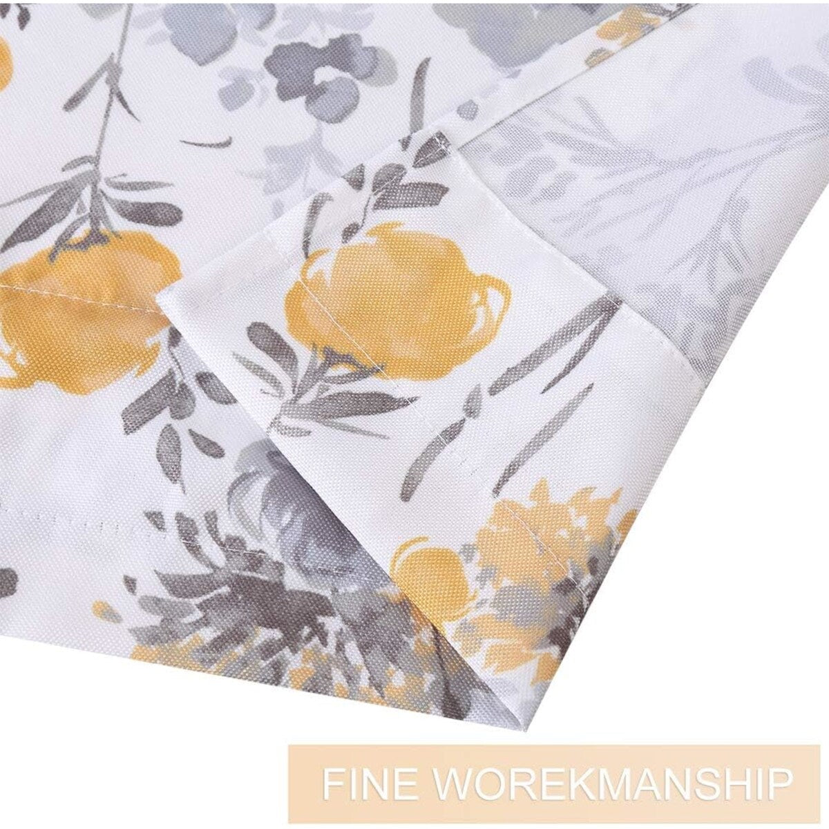 Watercolor Floral Cafe Kitchen Tier Curtains or Valances