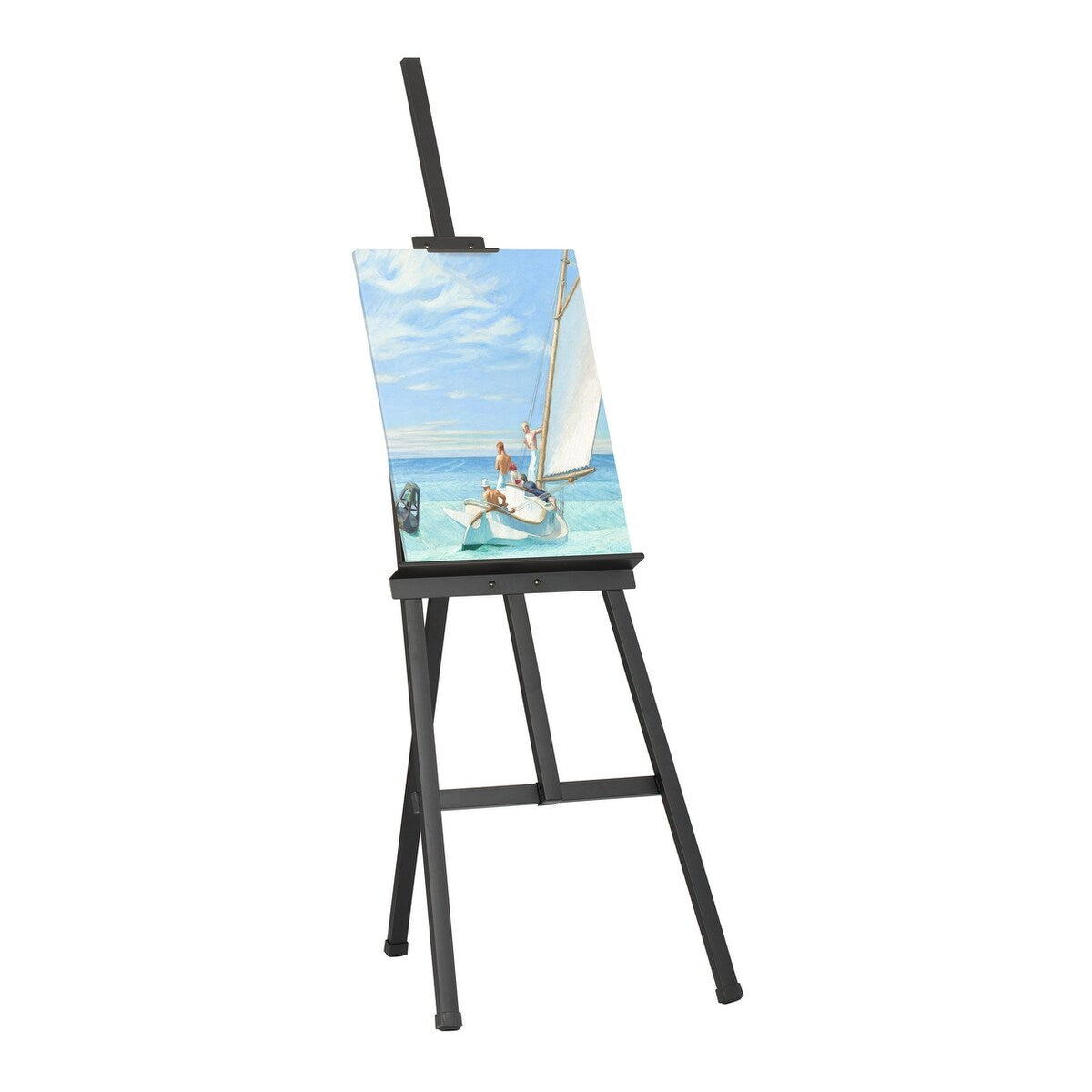 Studio Designs Museum Display Easel OR Art Lyre Easel, in Black Metal or Wood