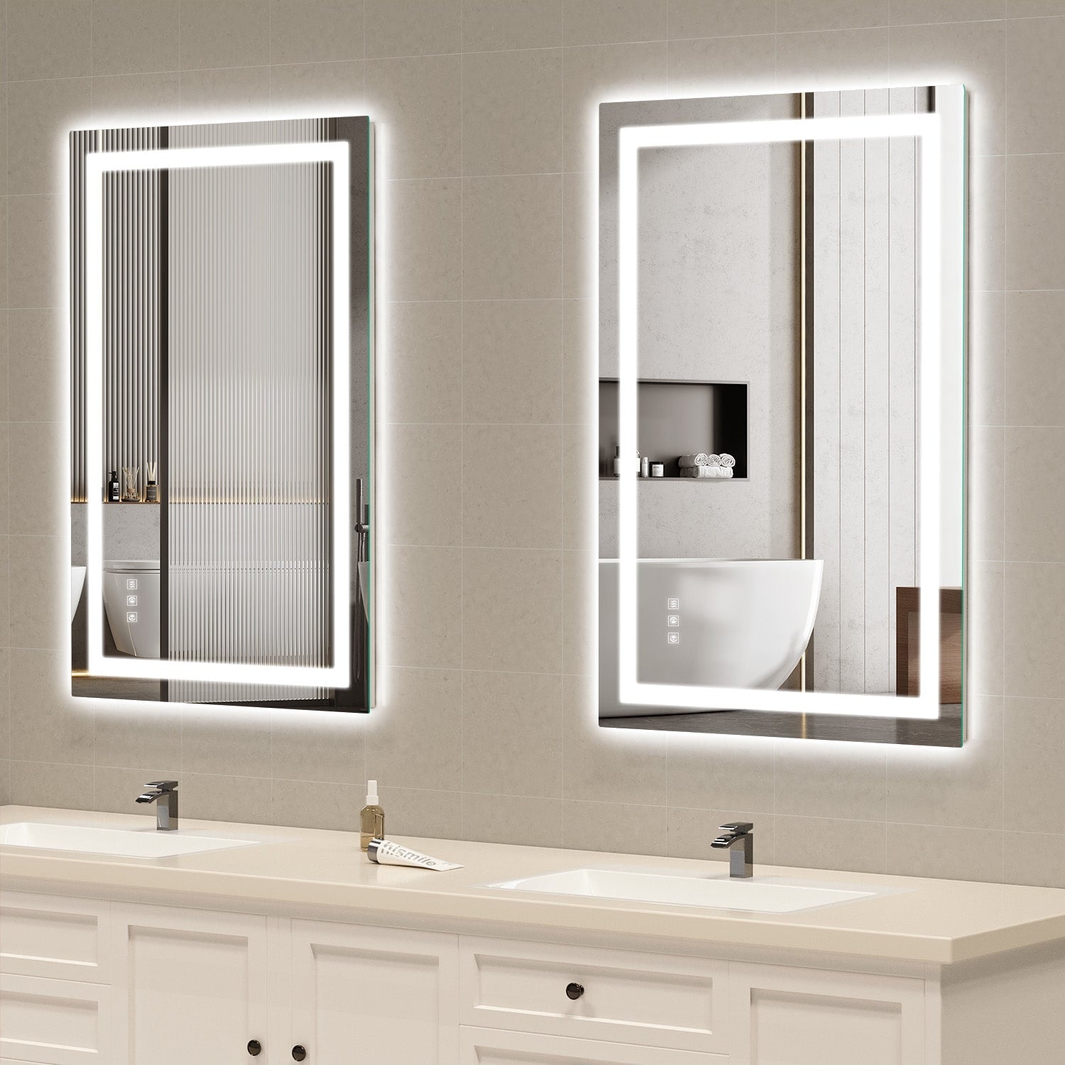 LED Mirror Backlit Front Lighted Bathroom Vanity Mirror