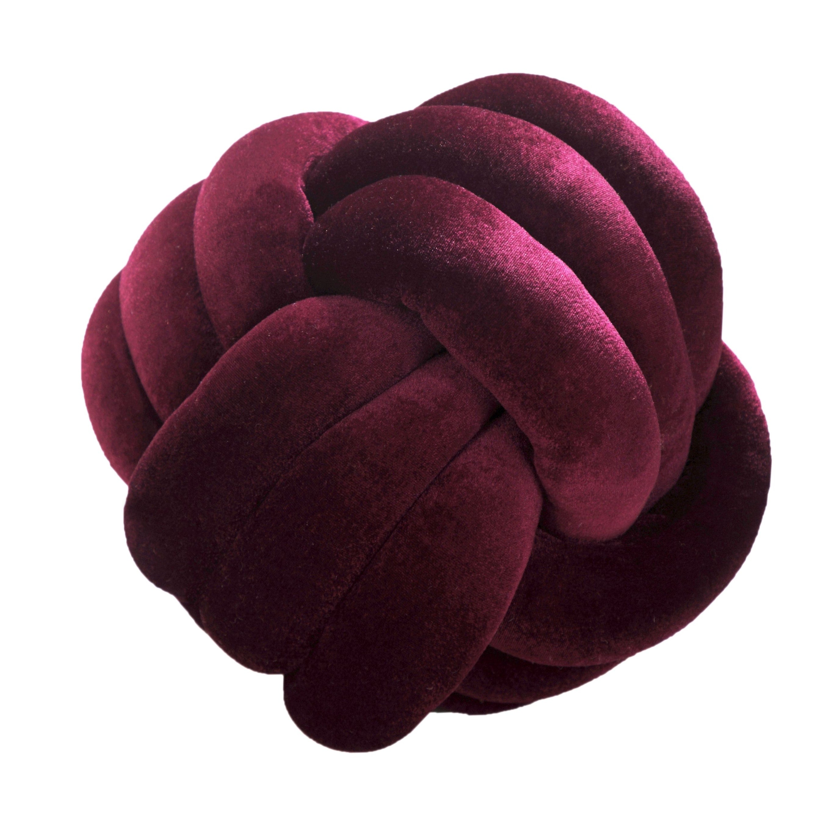 AANNY Design Austin Knot Braid Ball Accent Pillow