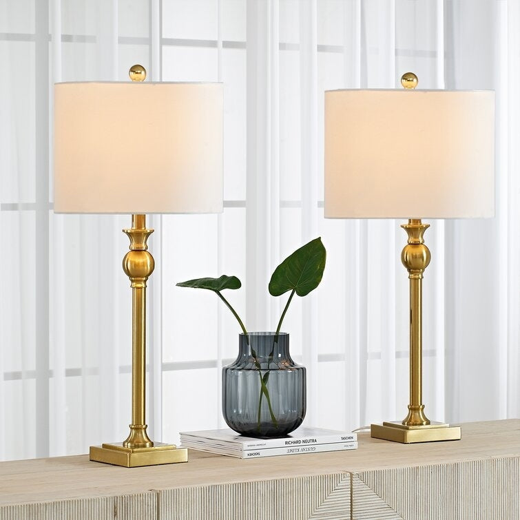 28 Gold Table Lamp Set (Set of 2)