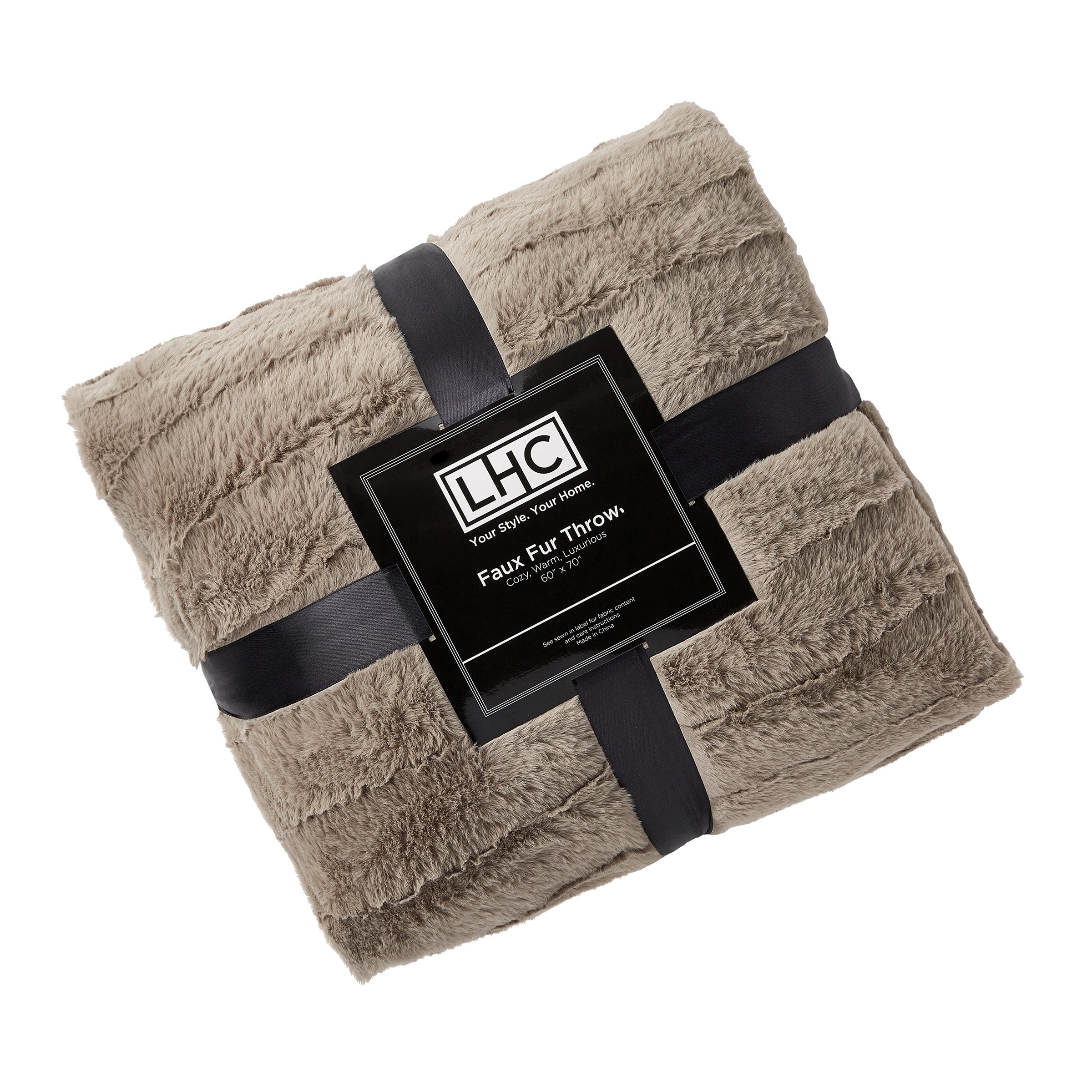 Porch & Den Maule Hypoallergenic Faux Fur/ Faux Mink Soft Throw Blanket