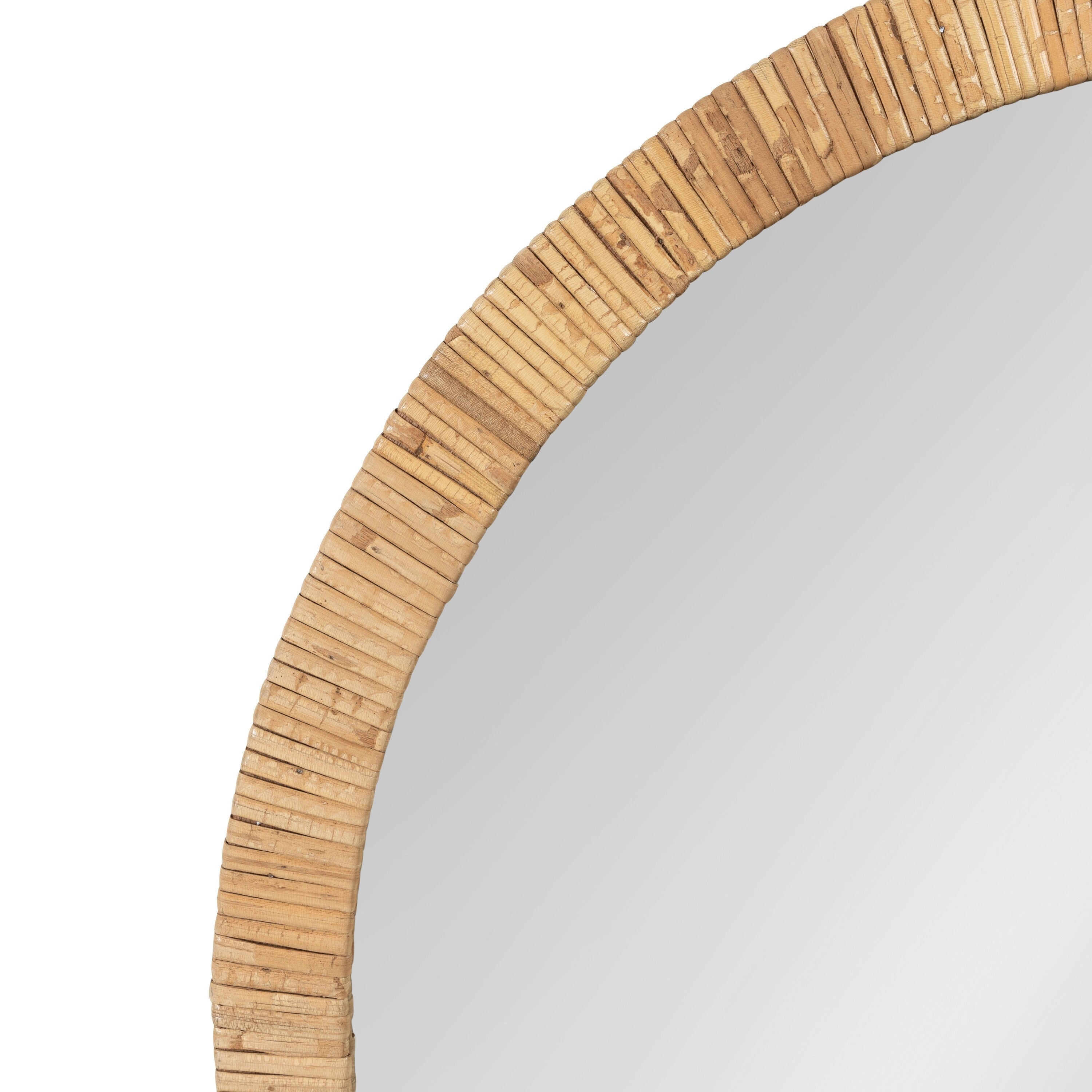 Kate and Laurel Rahfy Framed Wall Mirror - 28 Diameter