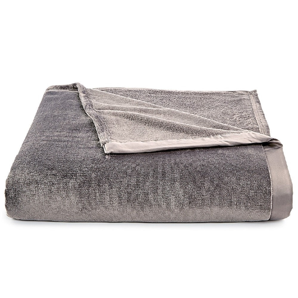 Berkshire Classic Velvety Plush Dove King Blanket Medium Grey