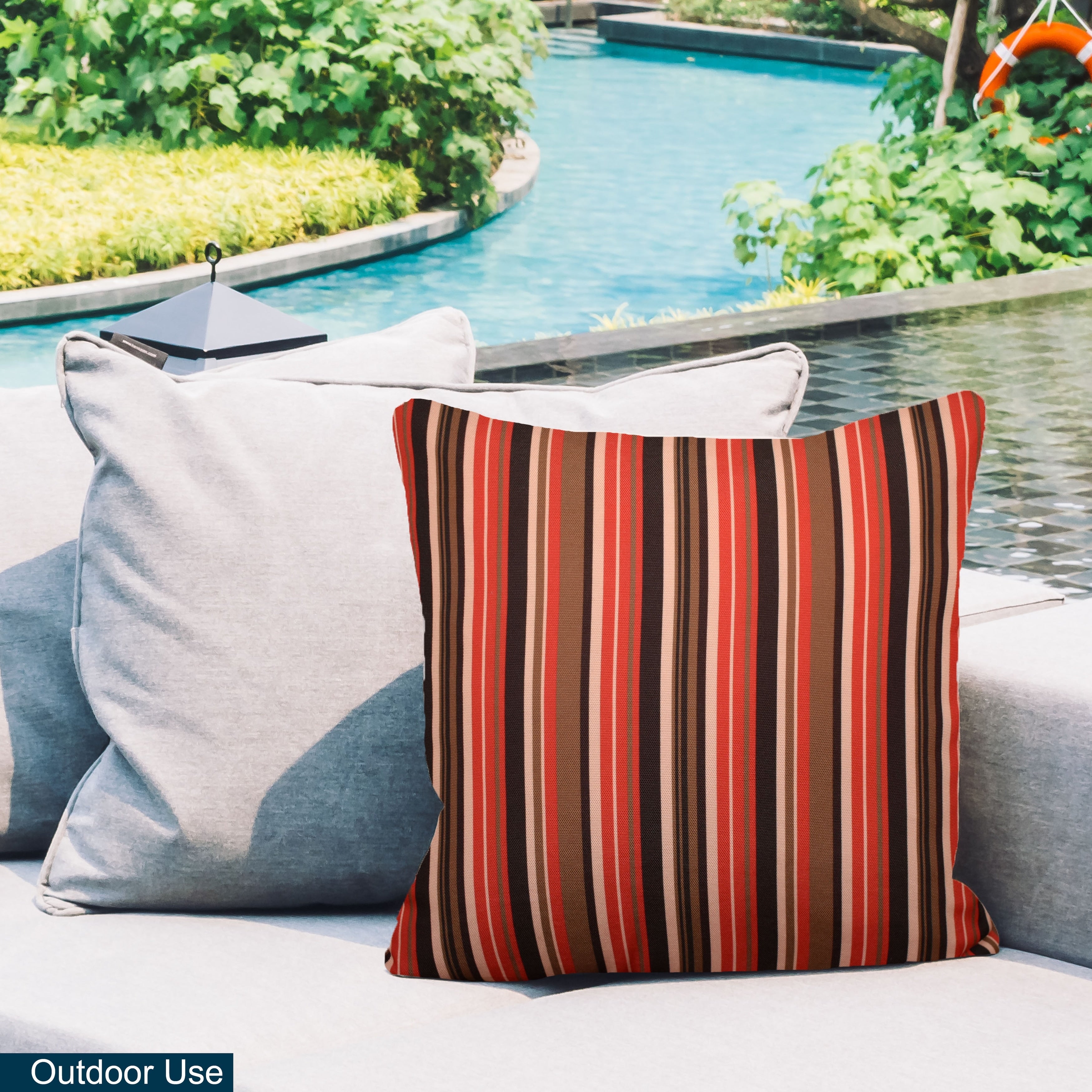 Indoor Outdoor Weatherproof Pillow with Insert - 18x18 | 12x20 | Inches