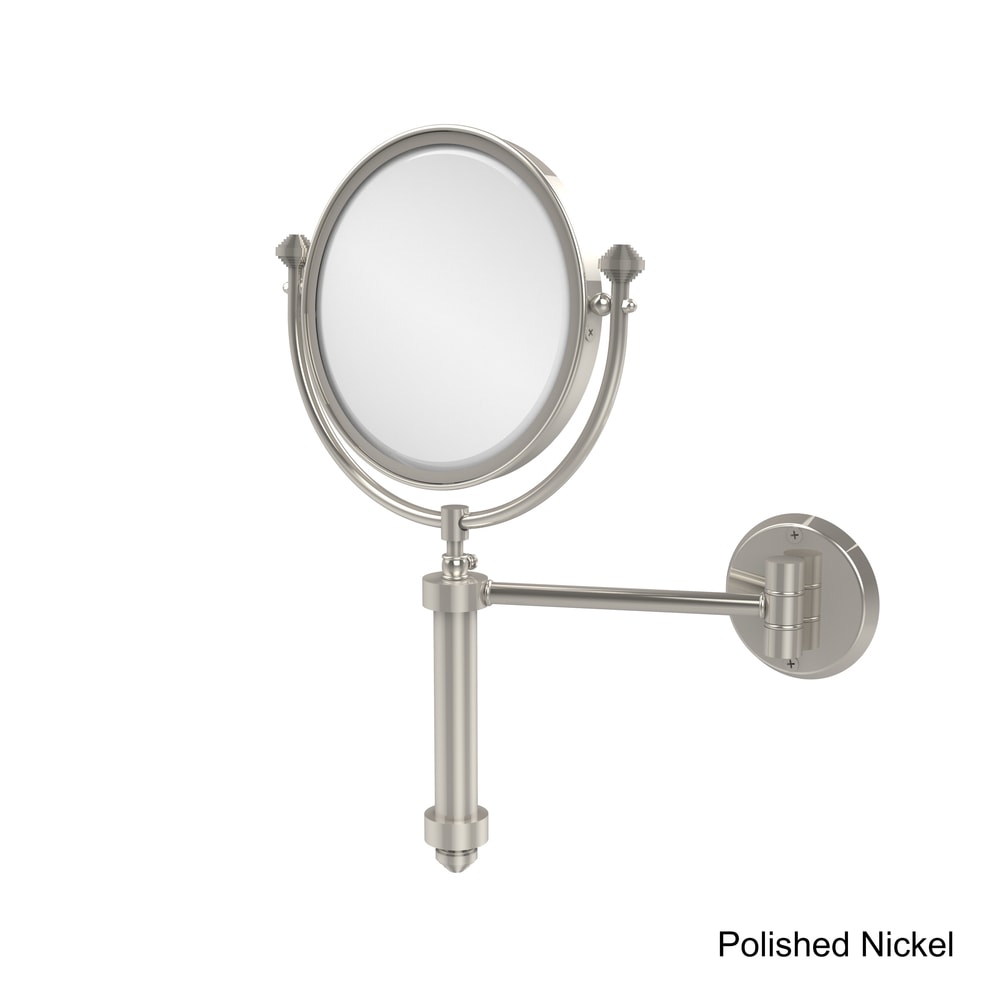 Allied Brass Southbeach Collection Wall-mounted Makeup Mirror with 8-inch Diameter and 3X Magnification