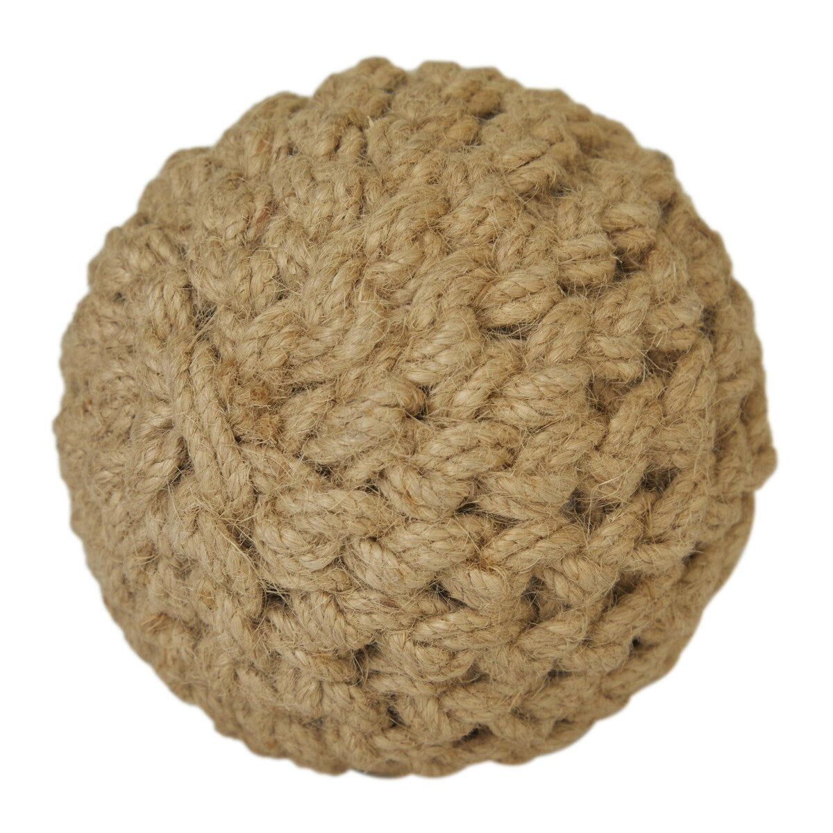 Jute Rope and Cotton Fabric Handmade Decorative Ball Orbs & Vase Filler - Set of 4 Brown or Blue - Roche River Decor