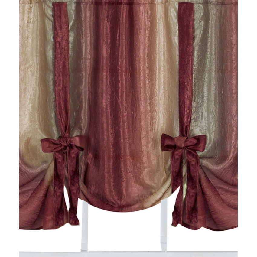 Jc Penny Ombre Tie-Up Shade - Burgundy