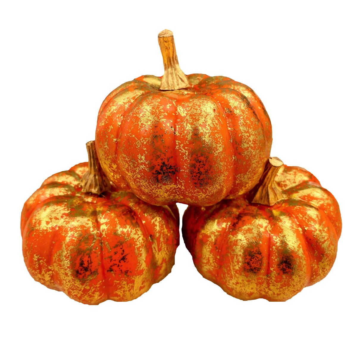 Homvare Artificial Pumpkins for Decoration, 10 Pieces Mini Faux Pumpkins Picks for Fall and Thanksgiving Decorations - 10 pcs