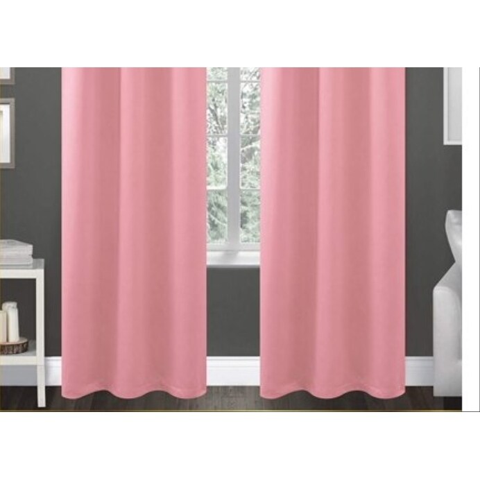 J&V Textiles 4 Panels Room Darkening Thermal Insulated Blackout Grommet Window Curtain Panels for Living Room - 38X84