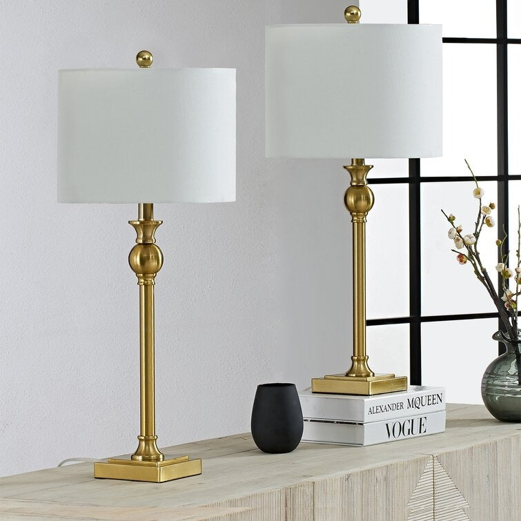 28 Gold Table Lamp Set (Set of 2)