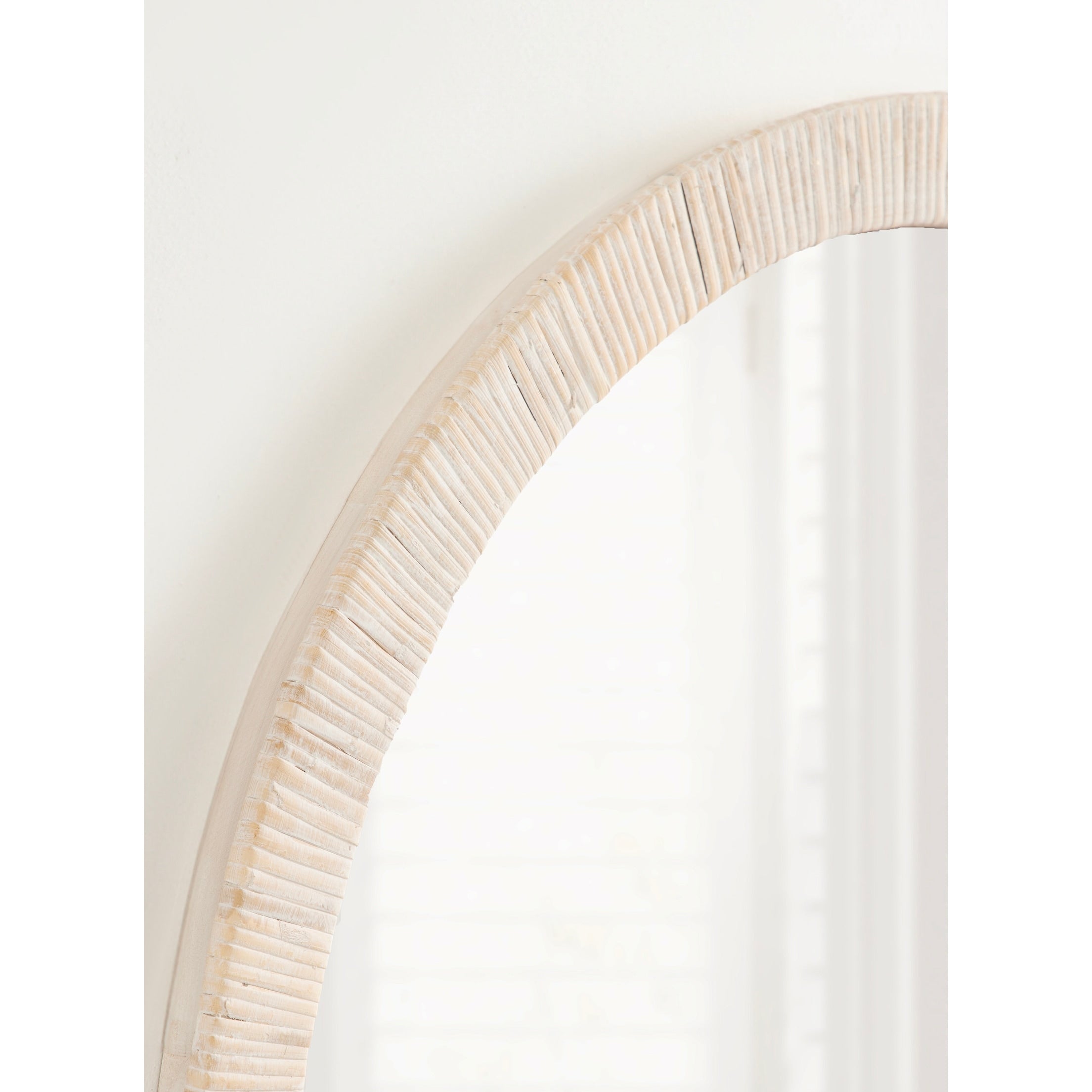 Kate and Laurel Rahfy Framed Wall Mirror - 28 Diameter