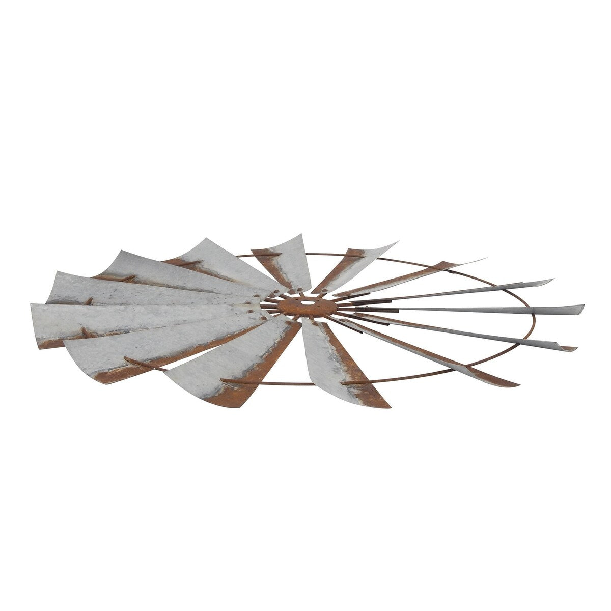 Metal Windmill Indoor Outdoor Home Wall Decor - Roche River Decor