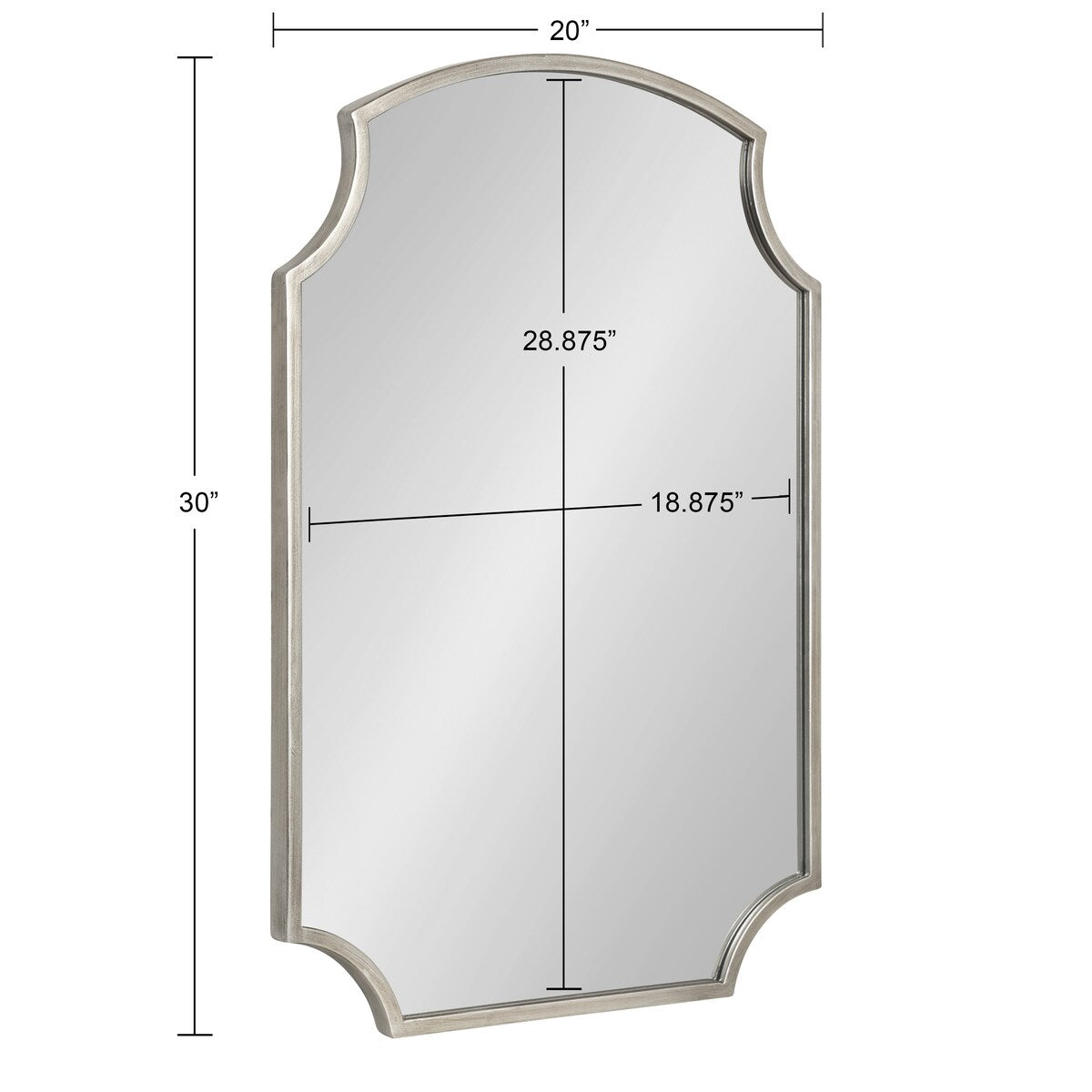 Kate and Laurel Carlow Framed Wall Mirror