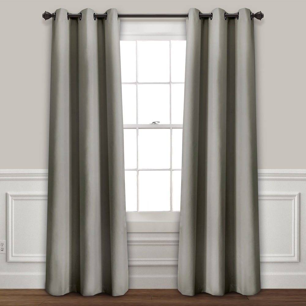 Lush Decor Absolute Blackout Window Curtain Panel Pair