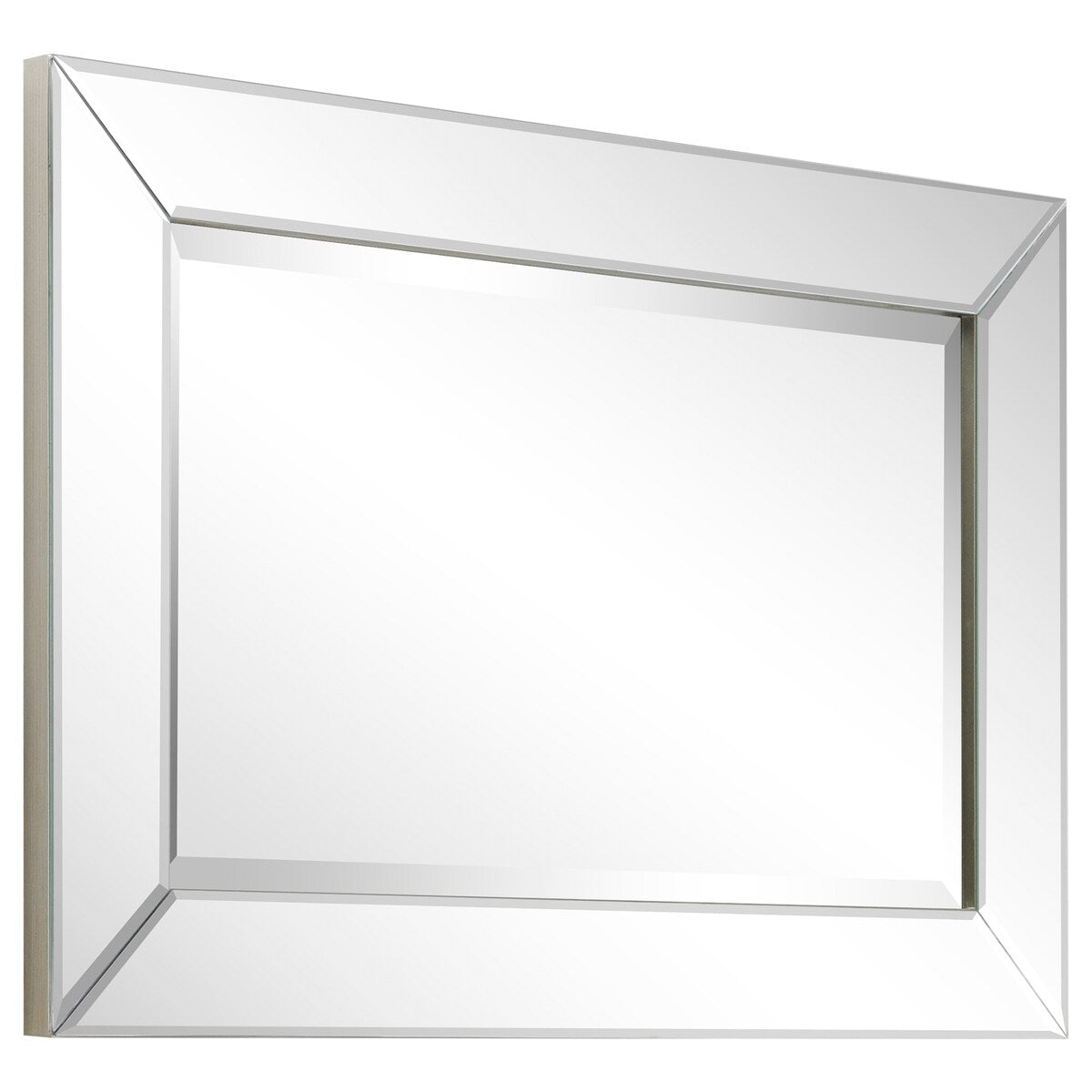 Beveled Rectangular Clear HD Wall Mounted Mirror for Bathroom, Bedroom, 3 sizes