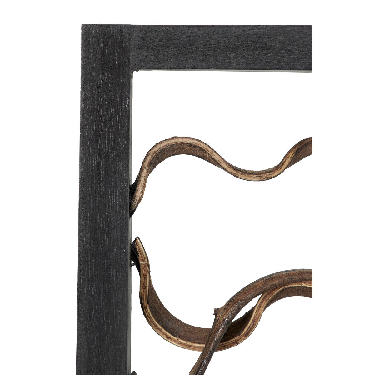 Wood Tree Branch Home Wall Decor with Black Frame - Brown - Roche River Decor