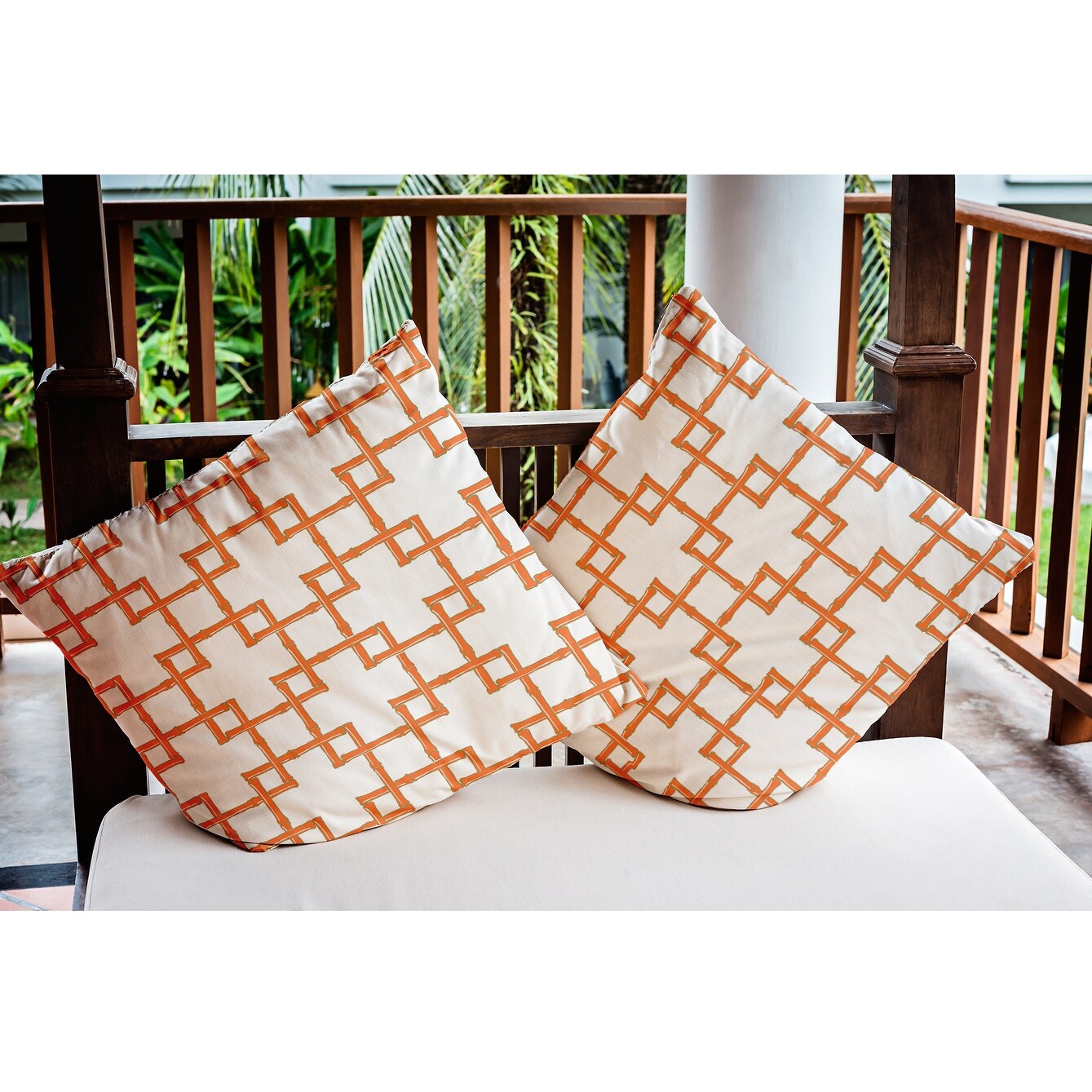 Bamboo Indoor/Outdoor Throw Pillow