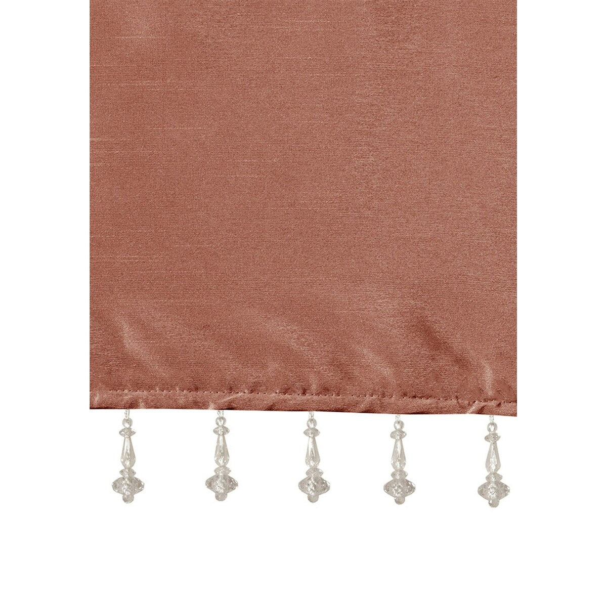 Madison Park Emilia Twisted Tab Room Darkening Window Valance Spice - 50 x 26