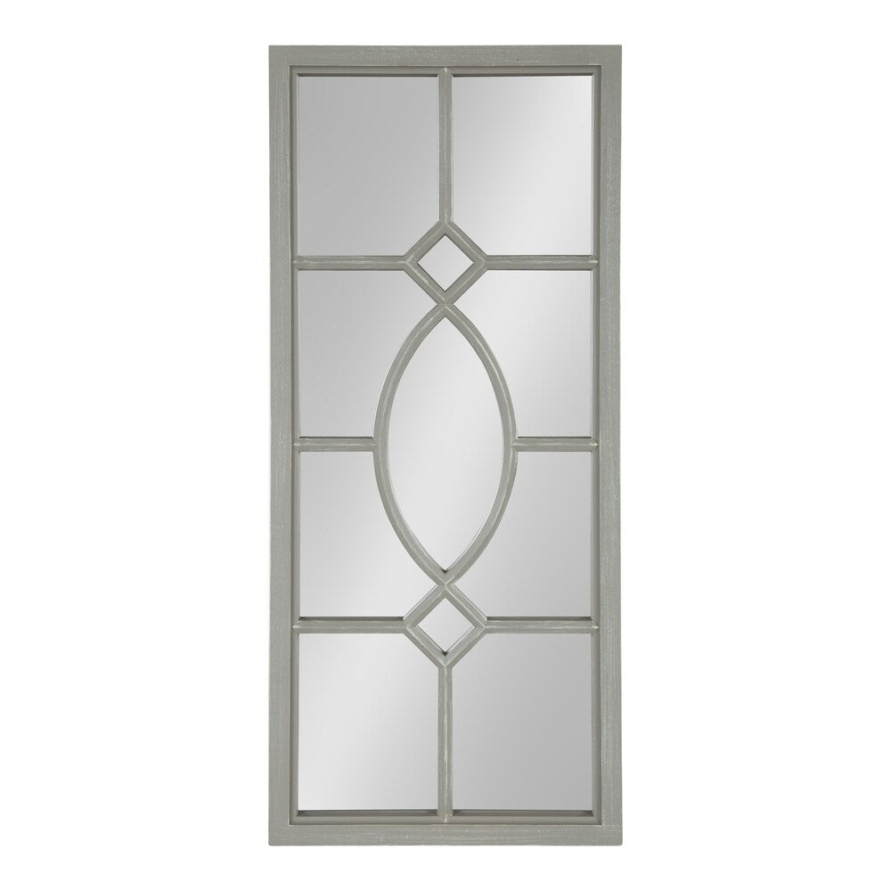 Kate and Laurel Cassat Window Wall Accent Mirror - 13x30