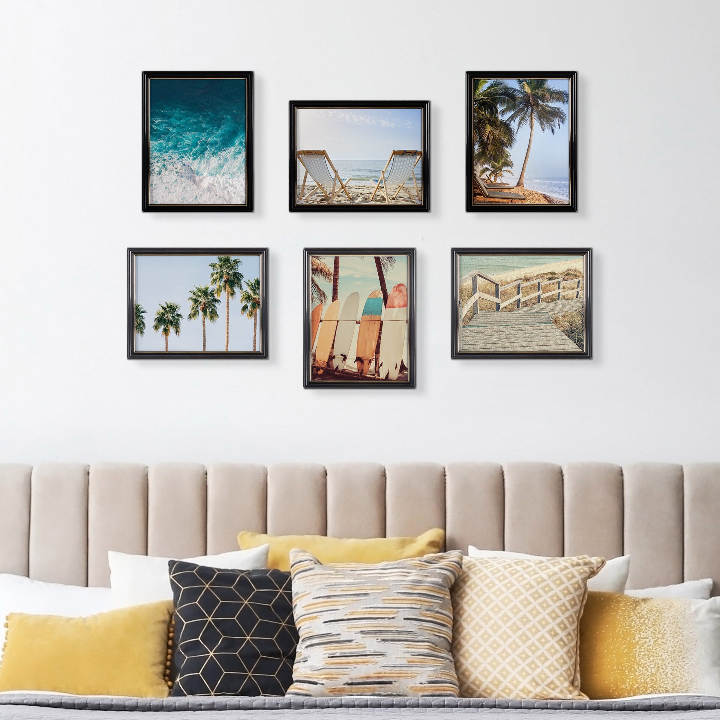 Lavish Home Set of Six 8.5x11 Picture Frames