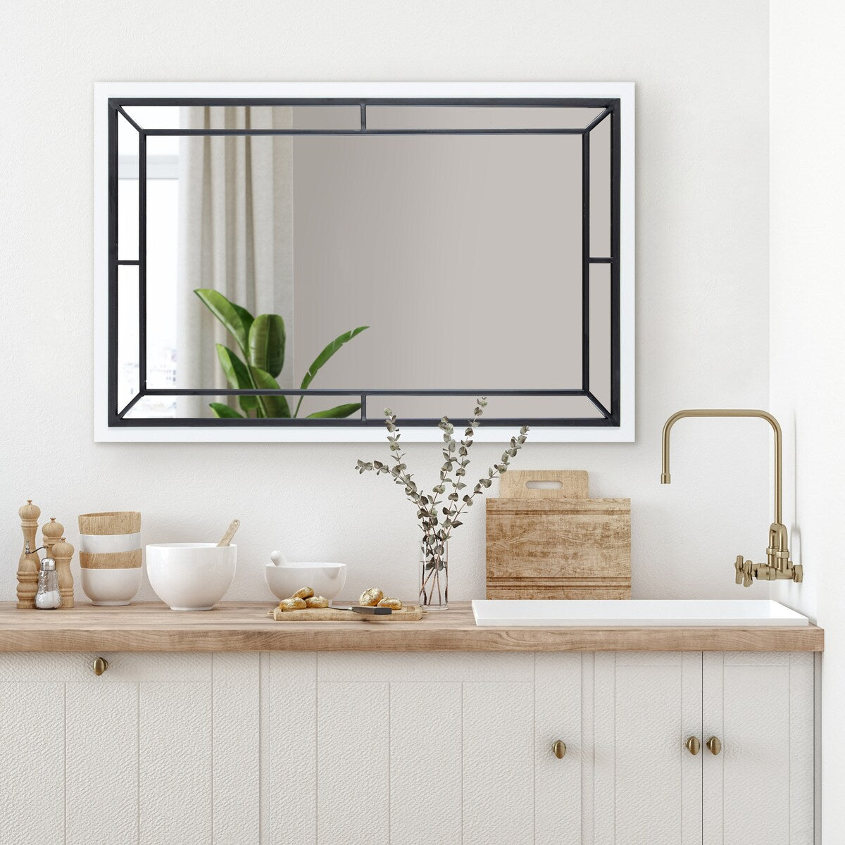 Kate and Laurel Audubon Framed Wall Mirror