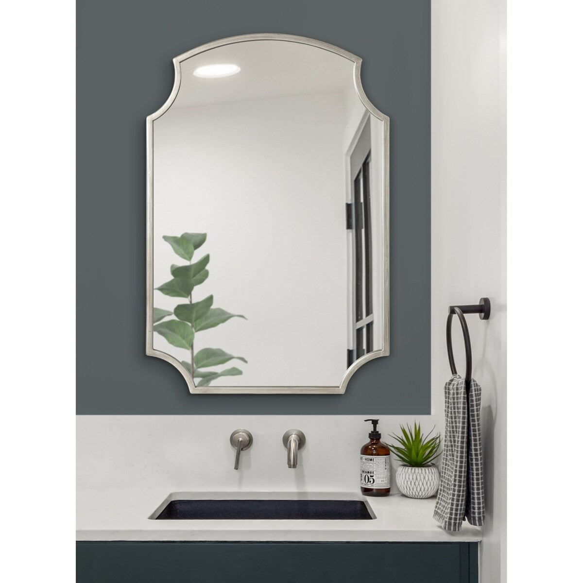 Kate and Laurel Carlow Framed Wall Mirror