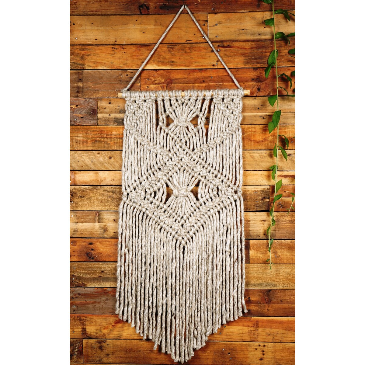 Loominaire Rustic Macrame Wallhanging Krabi Hand Woven