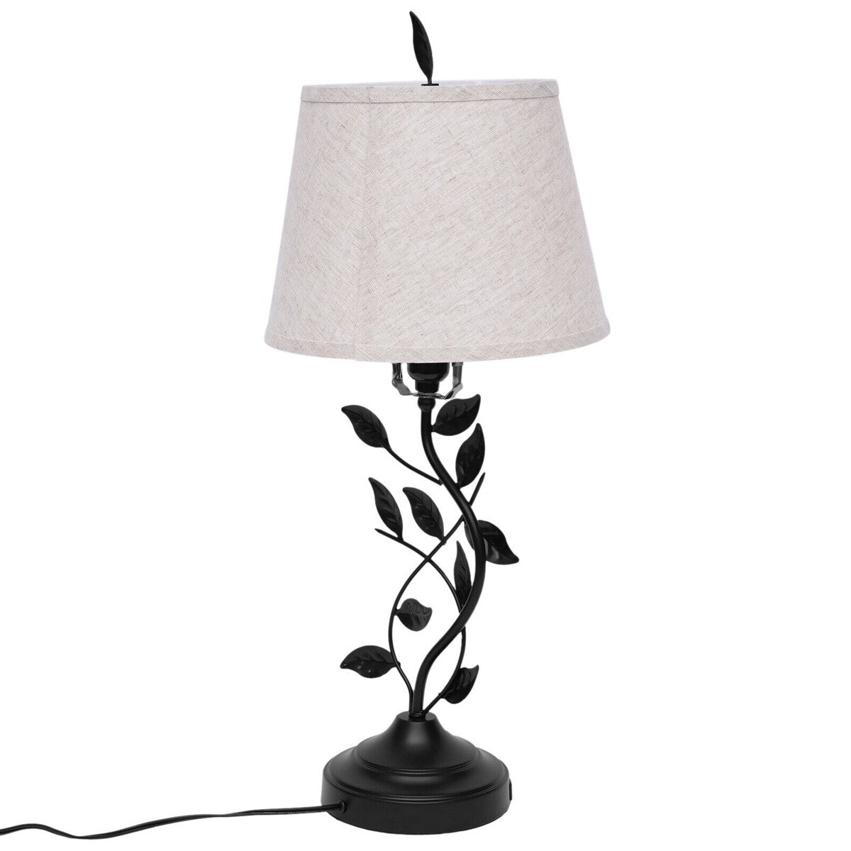 Elegant E26 Table Lamp with Dual USB Ports