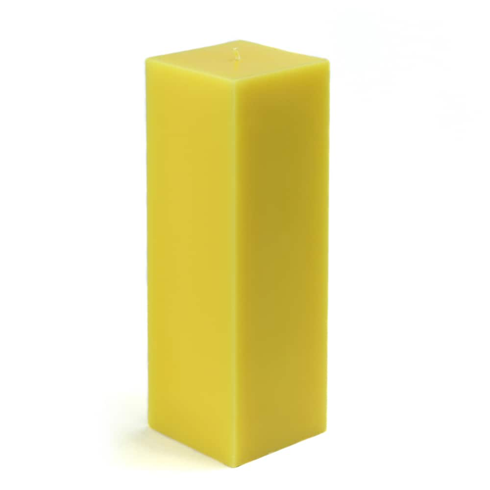 Pillar 3x9-inch Square Candles (Pack of 12)