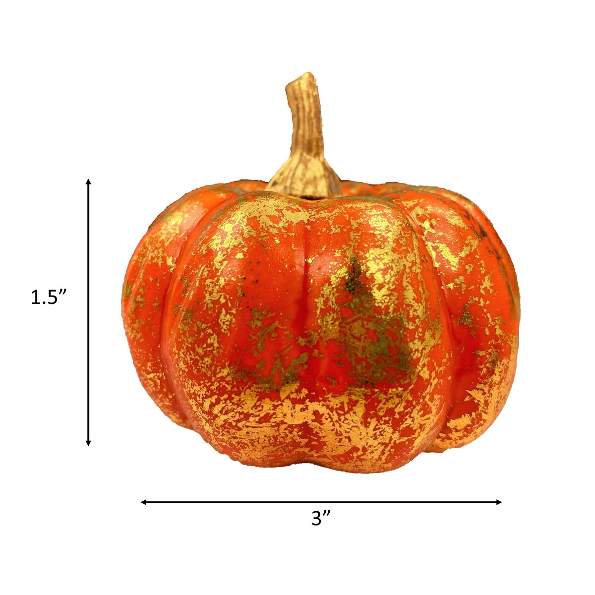 Homvare Artificial Pumpkins for Decoration, 10 Pieces Mini Faux Pumpkins Picks for Fall and Thanksgiving Decorations - 10 pcs