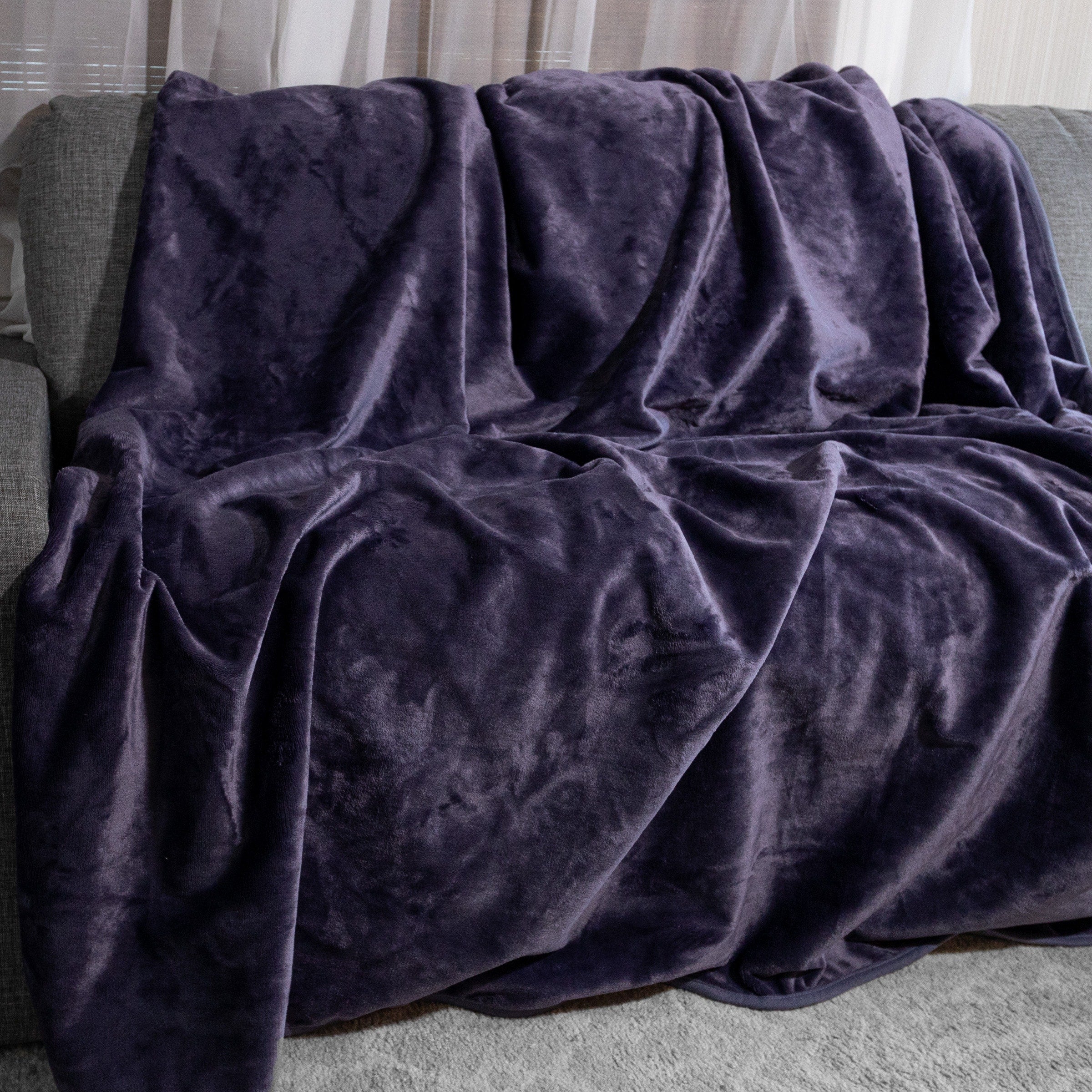 Waterproof Blanket - 80x80 King-Size Blanket by Lavish Home