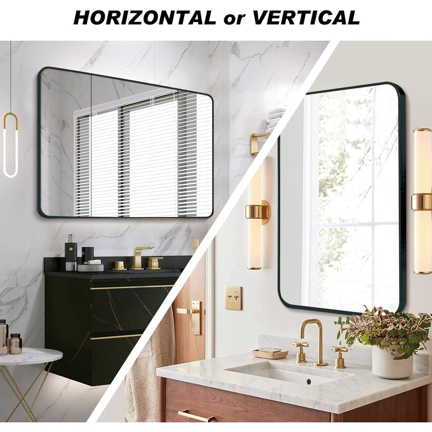 30 x40 Rectangular Bathroom Wall Mirror