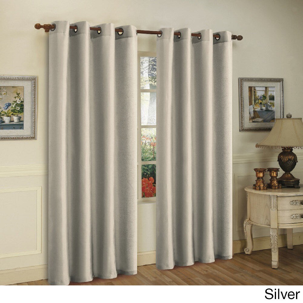 Grommet Top Window Curtain Panel Pair - 55 x 84