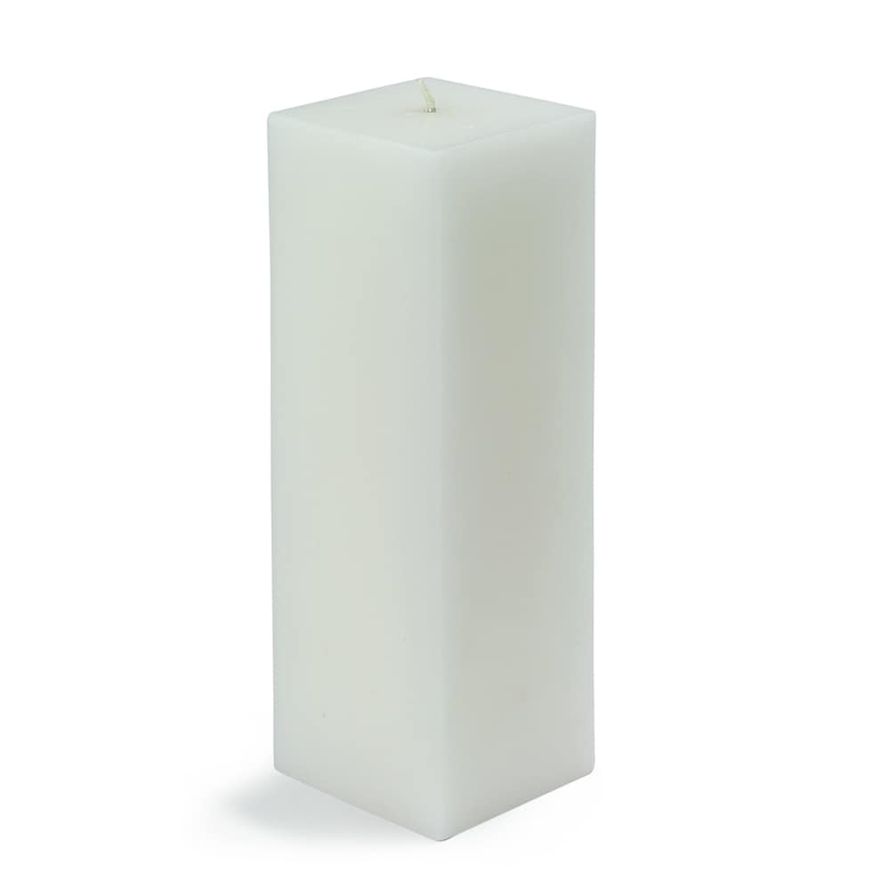 Pillar 3x9-inch Square Candles (Pack of 12)